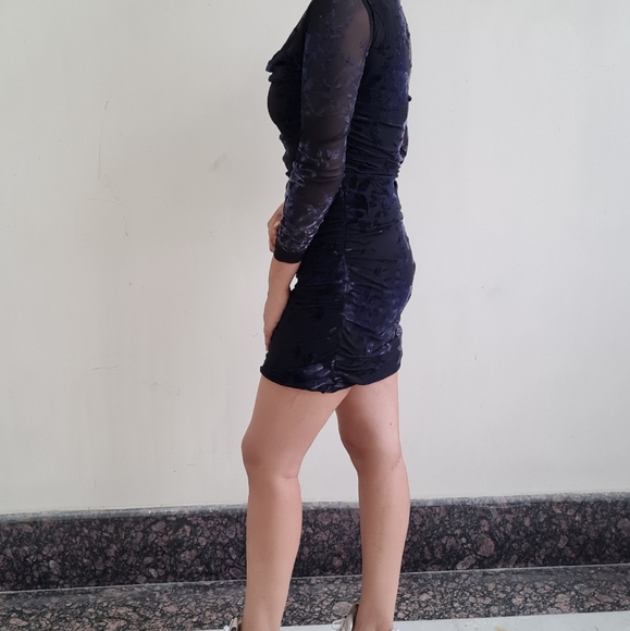 Bodycon Short fitted ruched dress - Picture 3 of 6